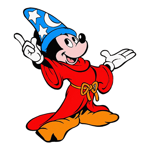 Mickey Sorcerer Sticker