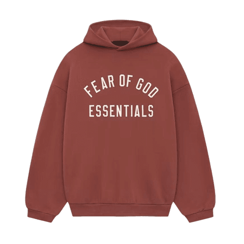 Essentials Fleece Hoodie Crimson