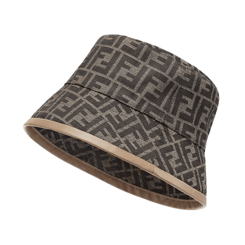 Jacquard FF Fabric Bucket Hat