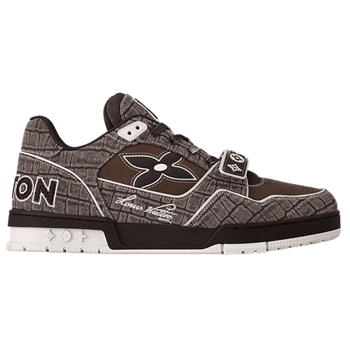 LV Trainer Mocha Brown Crocodile