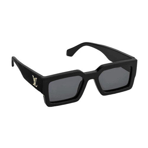 LV Clash Square Sunglasses Black/Gold