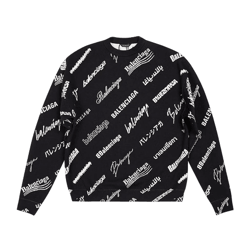 Logo Print Crewneck Sweater