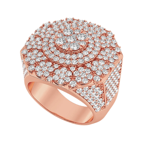 Ring 14k Solid Gold 5.00ctw