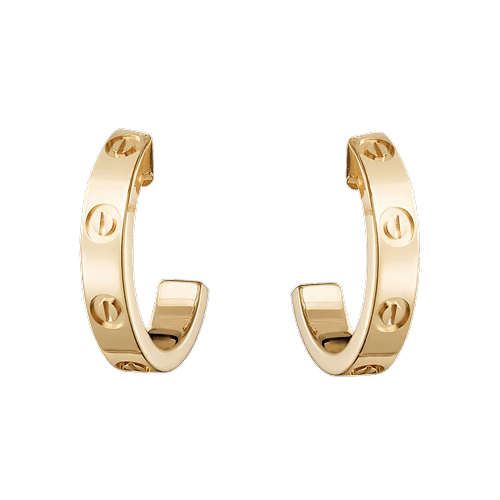 Love Hoop Earrings