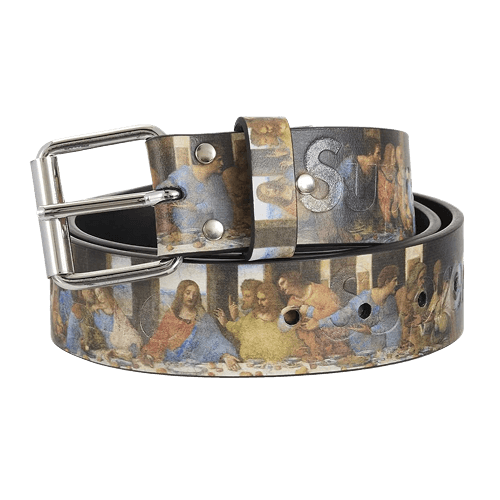 Last Supper Leather Belt