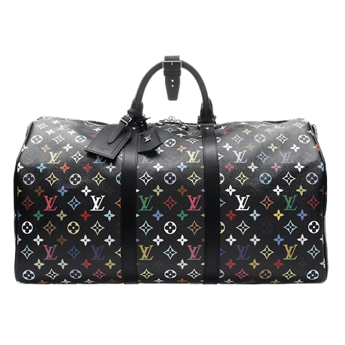 Keepall Bandouliere 50 Black Multicolored