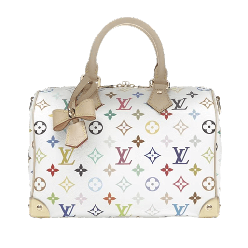 Speedy Bandoulière 25 White Multicolored
