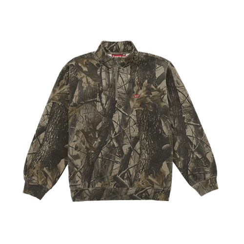 Small Box Half Zip Pullover Realtree Hardwoods Camo