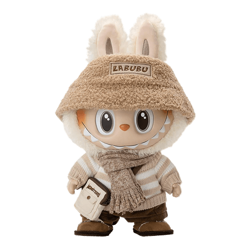 The Monsters Labubu Dress be Latte Vinyl Plush Doll