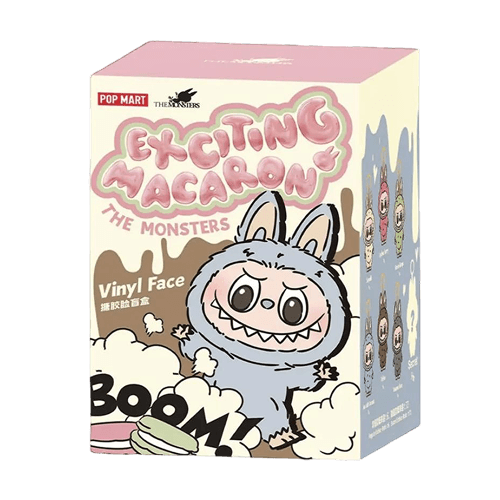 The Monsters Labubu Tasty Macarons Vinyl Face