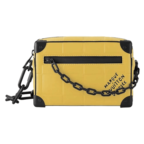 Mini Soft Trunk Damier Scuba Yellow