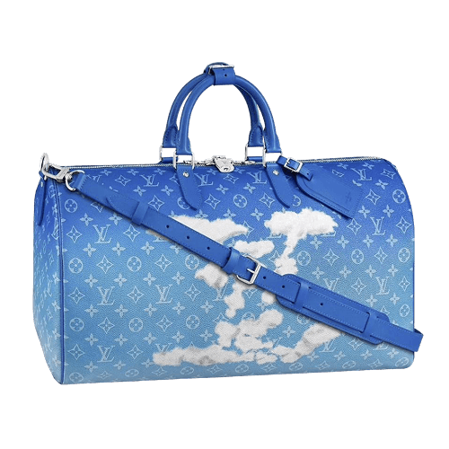 Keepall Bandouliere Clouds Monogram 50 Blue