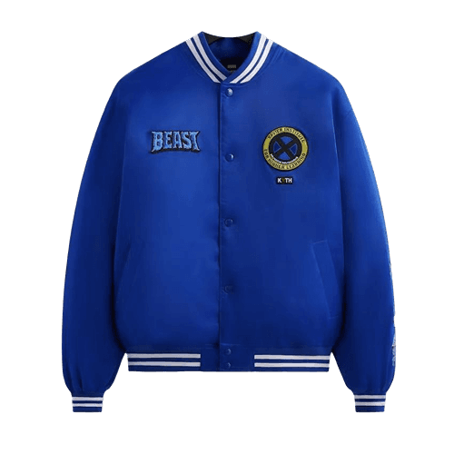 X-Men Beast Satin Bomber Jacket