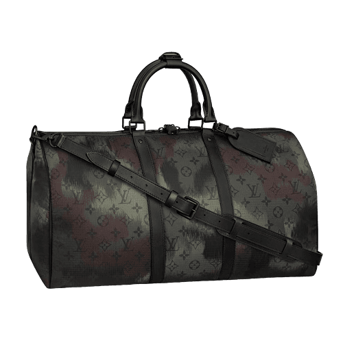 Keepall Bandouliere Camouflage Monogram 50 Black/Green