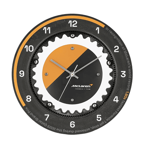 McLaren Brake Disc Clock