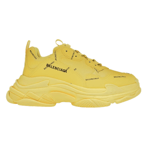 Triple S Allover Logo Yellow