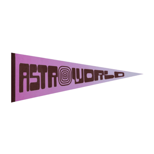 Travis Scott Astroworld Pennant
