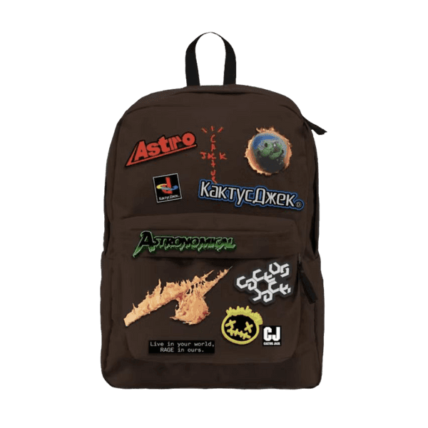 Travis Scott Cactus Jack Backpack With Patch Set