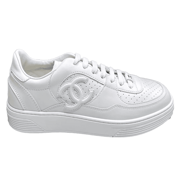 23 A Collection White Leather