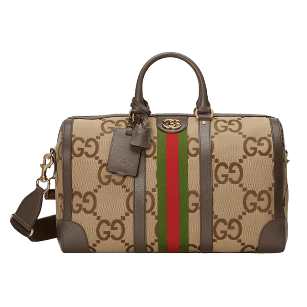 Jumbo GG Duffle Bag Camel