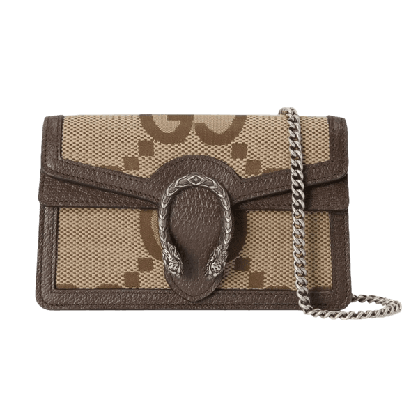 Dionysus Shoulder Bag Super Mini Jumbo GG Camel