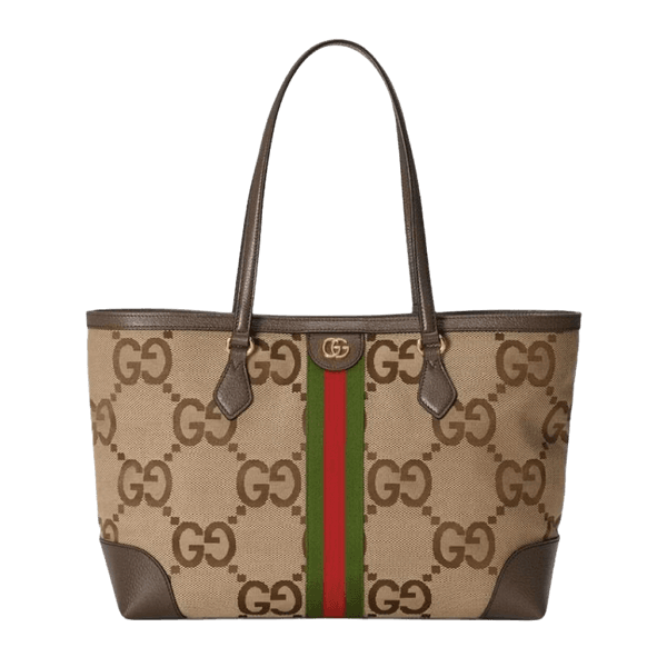 Ophidia Tote Bag Medium Jumbo GG Camel