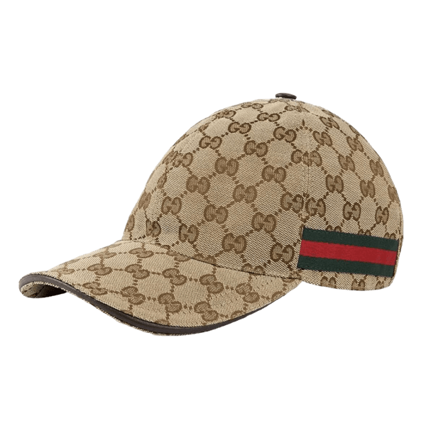 Original GG Canvas Baseball Hat Beige/Brown