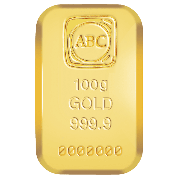 100g Gold Cast Bar - ABC Bullion