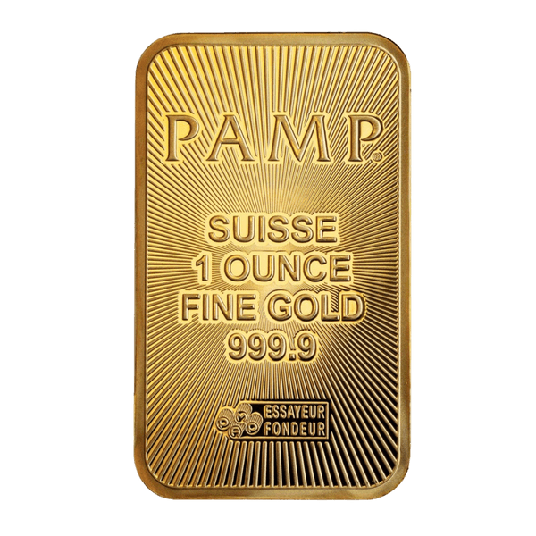 1oz Gold Minted Bar - PAMP Suisse