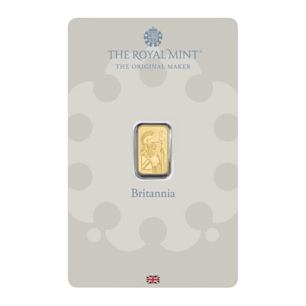 1g Britannia Gold Minted Bar - The Royal Mint