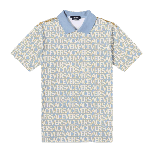All Over Logo Pique Polo Shirt