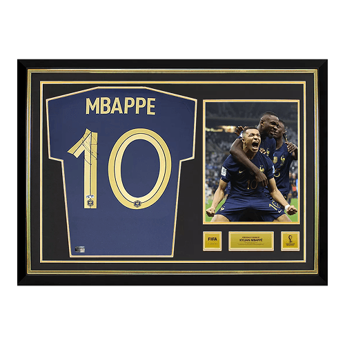 Kylian Mbappe Official 2022 FIFA World Cup™ Back Signed France 2022