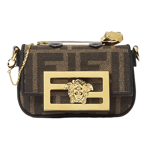 Fendace Nano Baguette Micro Bag Brown