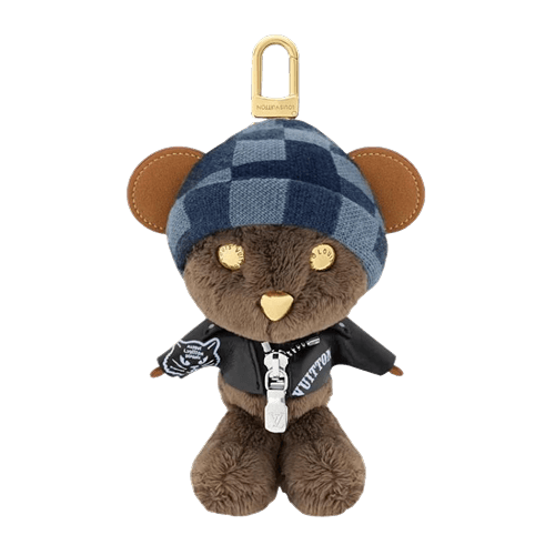 LV Louis Bear Bag Charm