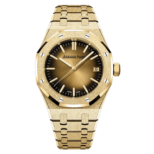 Royal Oak Frosted Yellow Gold