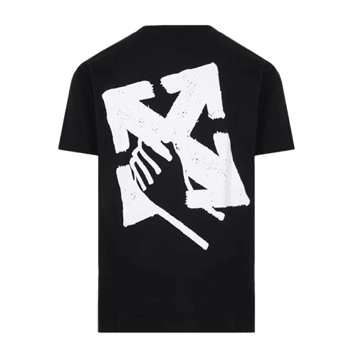 Hand Arrow Slim T-shirt Black