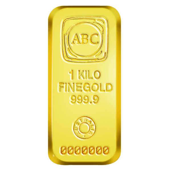 1kg Gold Cast Bar - ABC Bullion